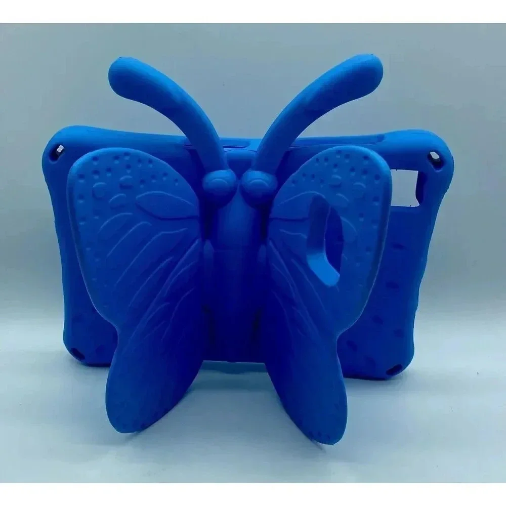 Kids EVA Shockproof Butterfly Case With Stand For Honor Pad 6 7 X8 X6 Blue‎